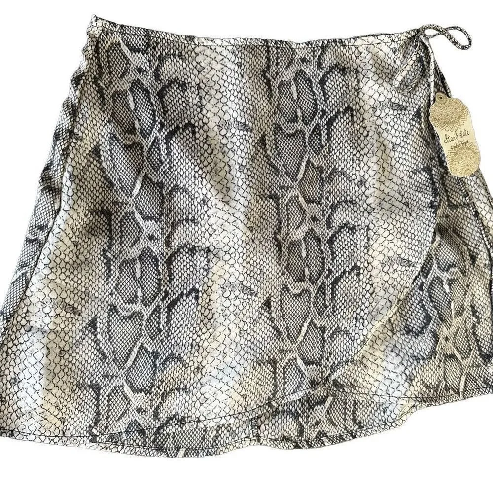 NWT Altar’d State snakeskin print skirt size small
